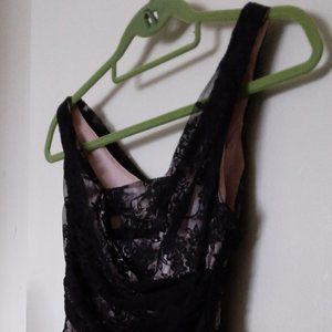 Express Design Studio Black Lace Evening Dress Size 0
